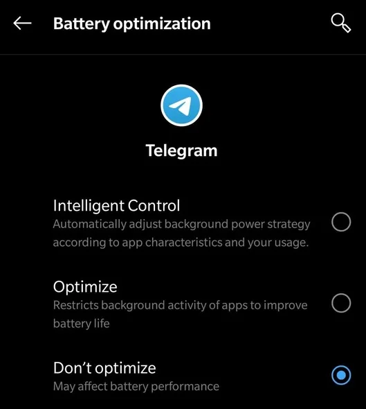 telegram-battery-optimization