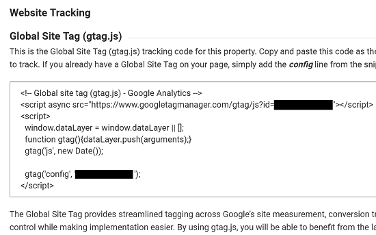 example-google-analytics-add-tracking-code-wordpress