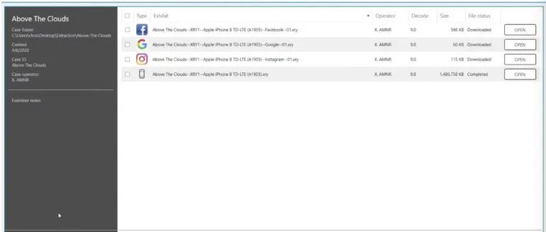 MSAB-XRY-Cloud-forensics-extraction