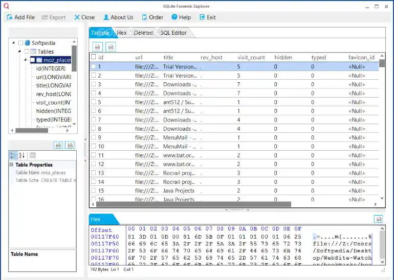 SQLite-Forensic-Explorer_database-software-tool