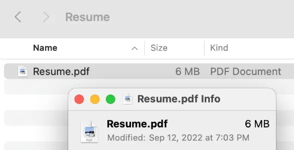 resume-CV-file-size