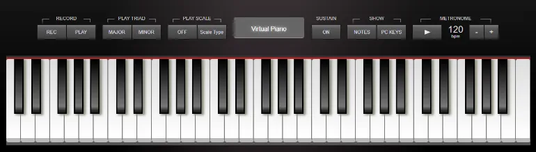 plan de ventas Simular Melodioso 9 BEST Free Virtual Piano Keyboard [PC, Mac, iOS, Android] – TickTechTold