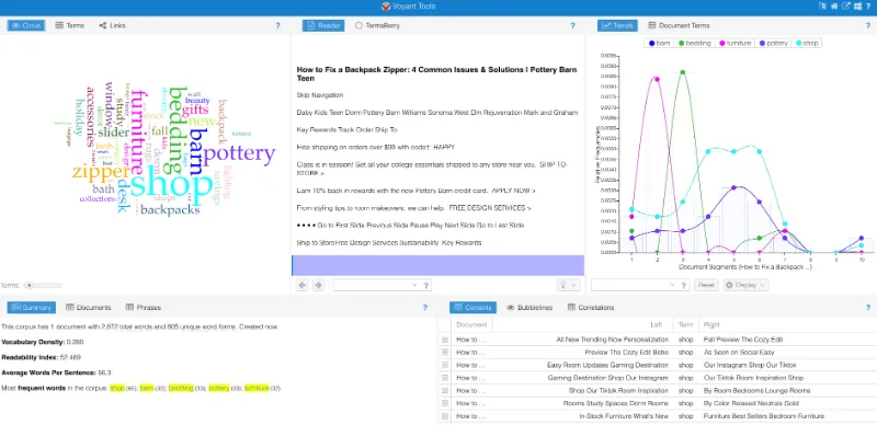 Voyant-text-analytics