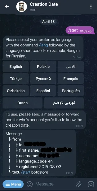 telegram-bot-check-account-creation-date