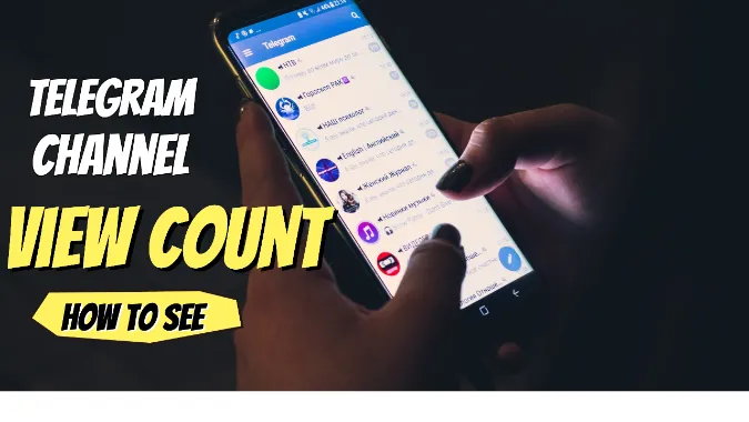telegram channel post view count